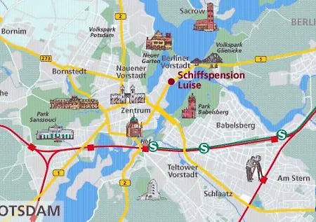 Hotel na wodzie Schiffspension Luise